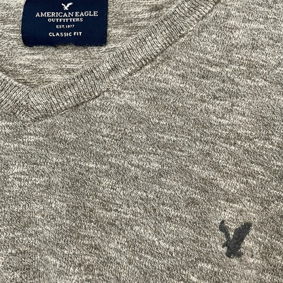 American Eagle Outfitters Men’s Lightweight Taupe Sweater Large - Picture 3 of 3